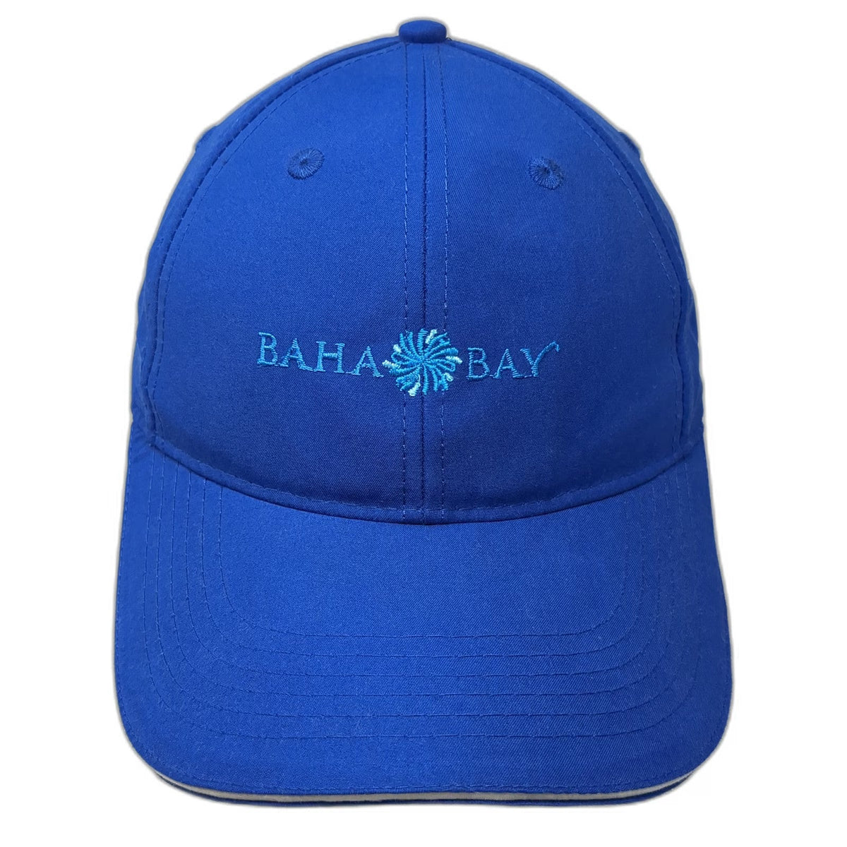 Adams Blue Baseball Cap One Size Baha Bay Bahamas Flag Water Park Resort Hat