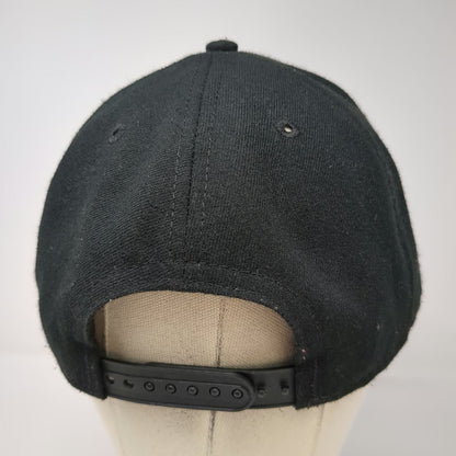 New Era X Games Black Snapback Hat One Size Flat Brim Structured Globe Logo