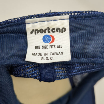 Majestic Airlines Inc Snapback Trucker Hat Blue One Size Mesh Back