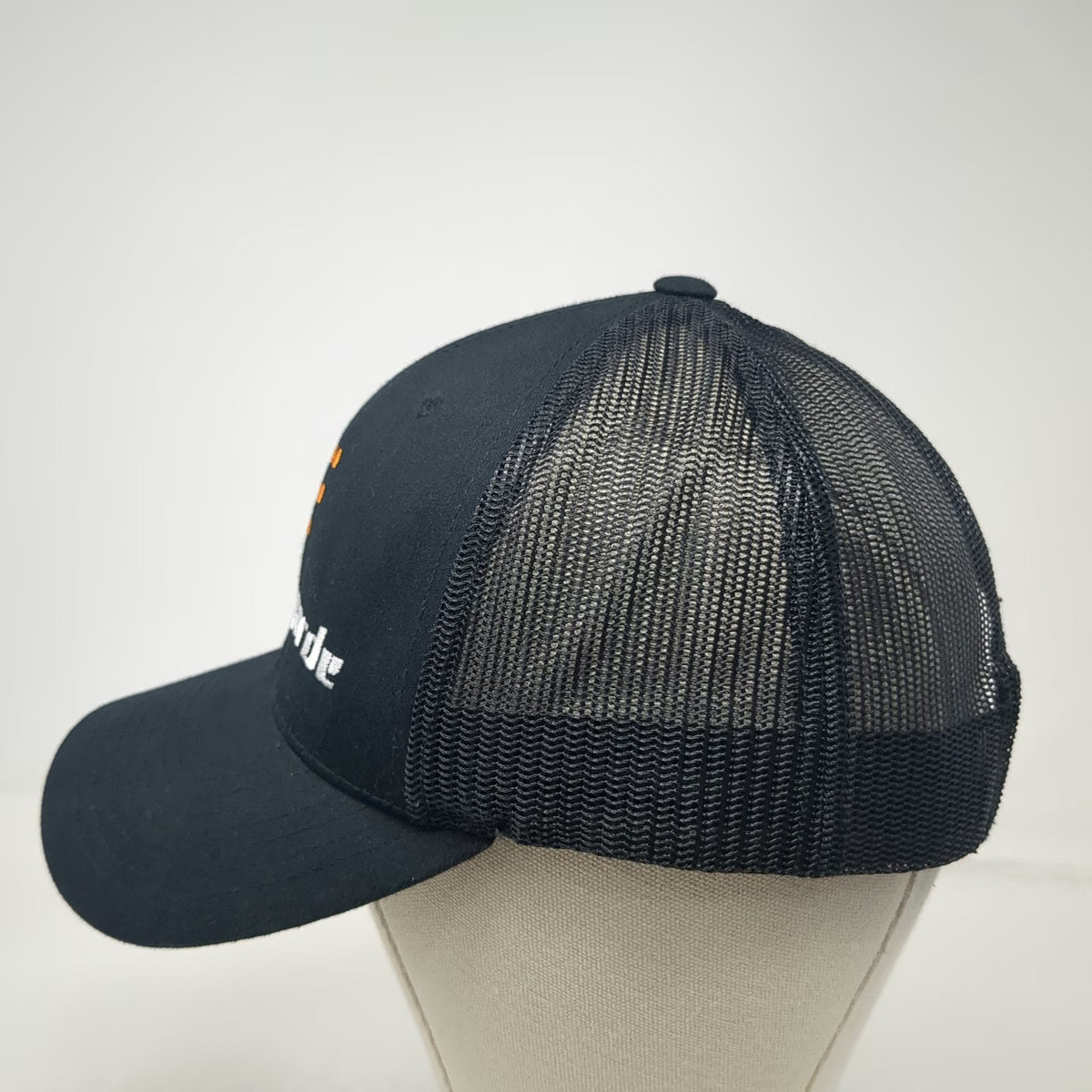 Yupoong Trucker Hat Black One Size Avant Garde Collection Mesh Snapback Cap