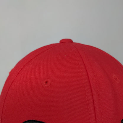 Champion Men's Slideback Hat Red Size OSFM Embroidered Logo Cotton