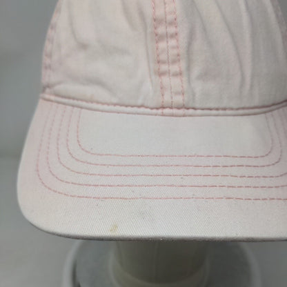 Unbranded Slideback Hat Pink OSFM Adjustable Vented Holes 6 Panel Blank