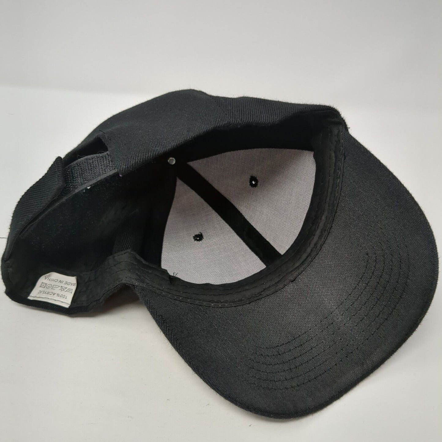 Rise Pray Slay Strapback Hat Black One Size Adjustable Vented Holes 6 Panel