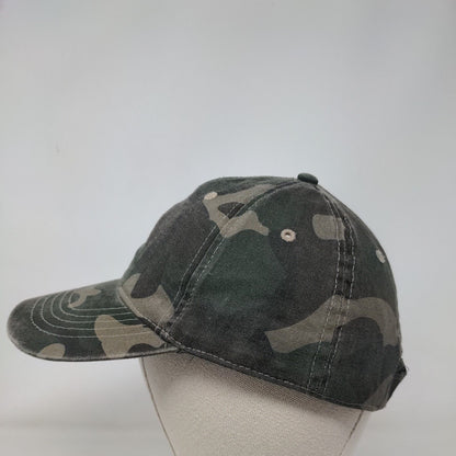 Unbranded Strapback Hat Camouflage One Size Adjustable Vented Holes Blank