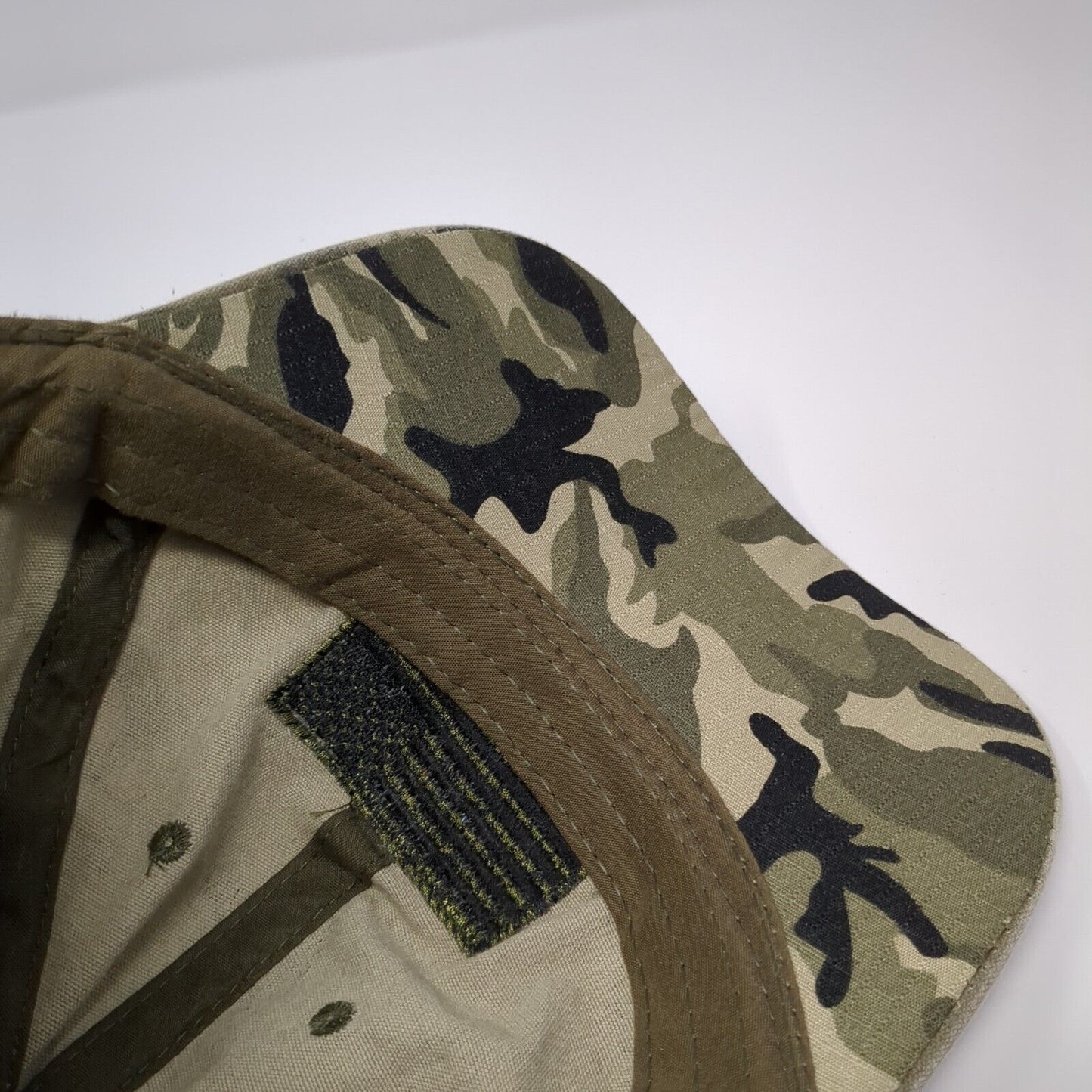 American Flag Slideback Hat Camouflage One Size Adjustable Embroidered