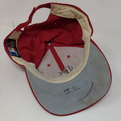 MLB Strapback Hat Red St Louis Cardinals OSFM Embroidered Logo Adjustable