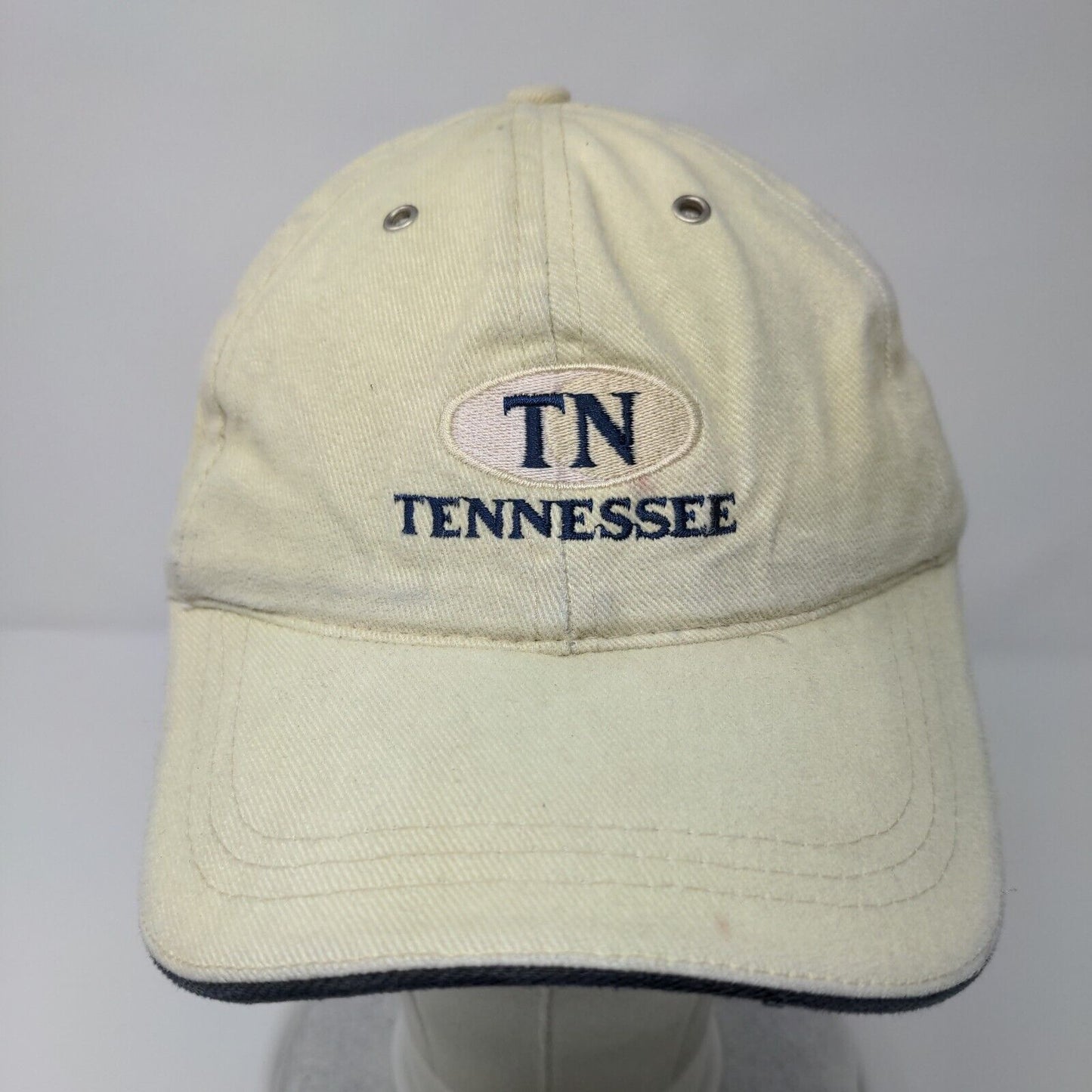 TN Tennessee Slideback Hat Yellow OSFA Embroidered Solid Fahrenheit