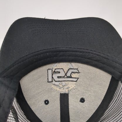 Inventory Sales Company Snapback Trucker Hat Black One Size Mesh Back