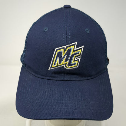 Carhartt Trucker Hat Blue One Size Mesh Snapback MC Logo Adjustable Workwear