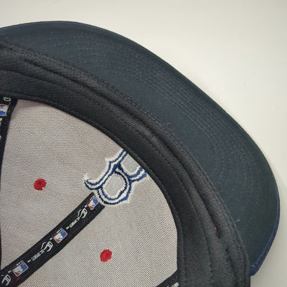 Boston Red Sox MLB OC Sports Baseball Cap Blue One Size Strapback Hat Team Logo
