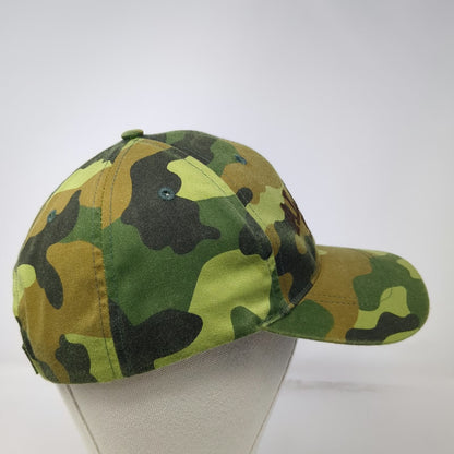 Alaska Gear Baseball Cap Green Camo One Size Embroidered Last Frontier Hat
