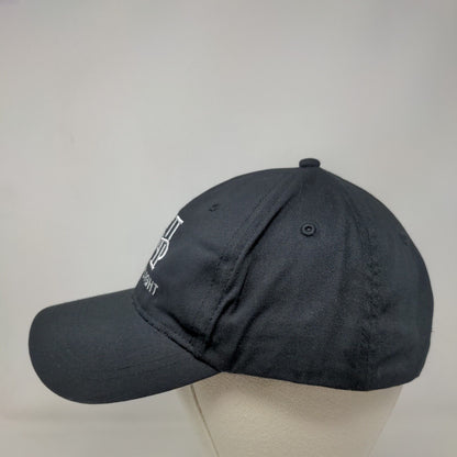 Hera Flight Strapback Hat Black One Size Adjustable Embroidered BIG X Cotton