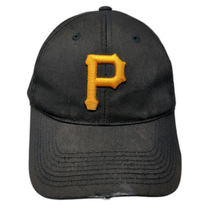 Pittsburgh Pirates MLB Outdoor Baseball Cap Black One Size Strapback Logo Hat