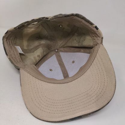 Unbranded Strapback Hat Camouflage One Size Vented Holes Adjustable Polyester