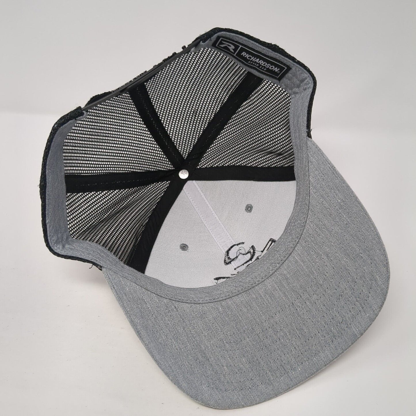 EPIC Aircraft Snapback Trucker Hat Gray OS Adjustable Mesh Back Richardson