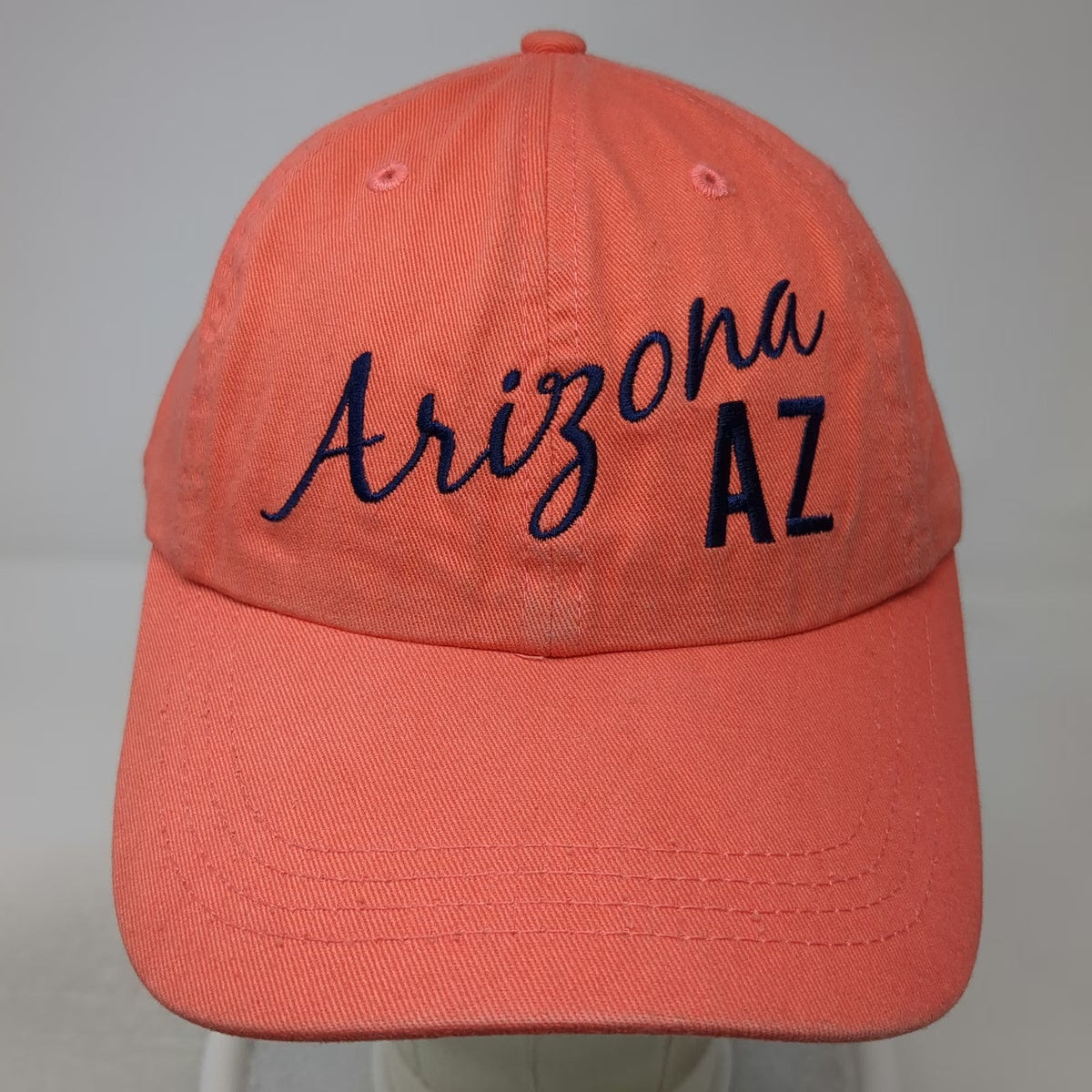 Paramount Baseball Cap Pink M Arizona AZ Embroidered Cotton Slideback Hat