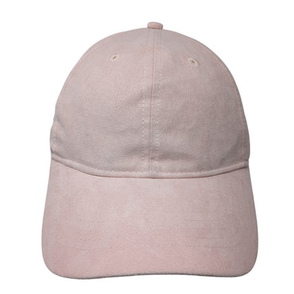 Unbranded Slideback Baseball Cap Pink One Size Adjustable 6 Panel Blank