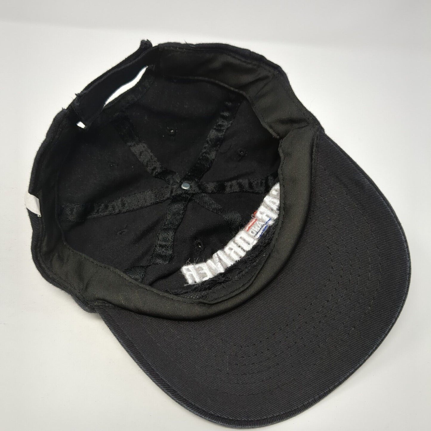 Car And Driver Strapback Hat Black One Size Adjustable Embroidered Vented Holes