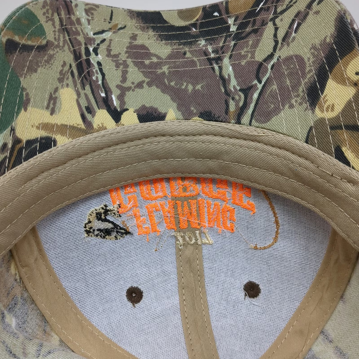 OTTO Baseball Cap Brown Green One Size Flaming Gorge Fish Derby Camo Fishing Hat
