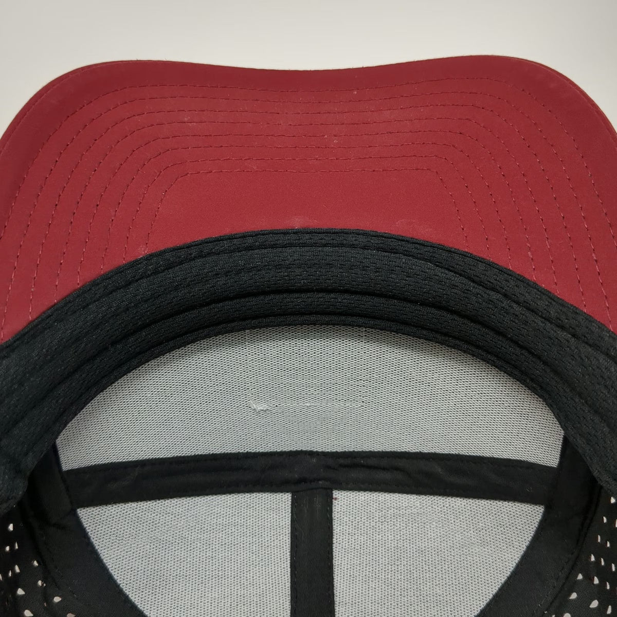 Six Hats Trucker Hat Red One Size Rope Laser Cut Snapback Thirst Project Arrows