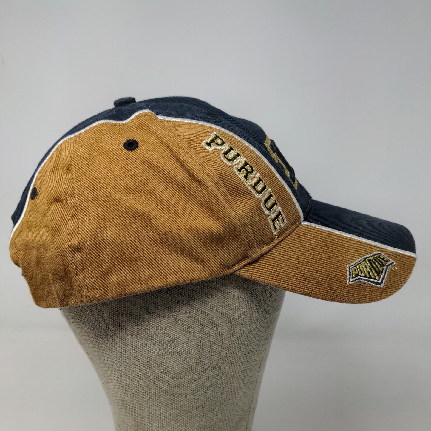 Twins Enterprise Men's Strapback Hat Blue Size OSFA Purdue Boilermakers Logo