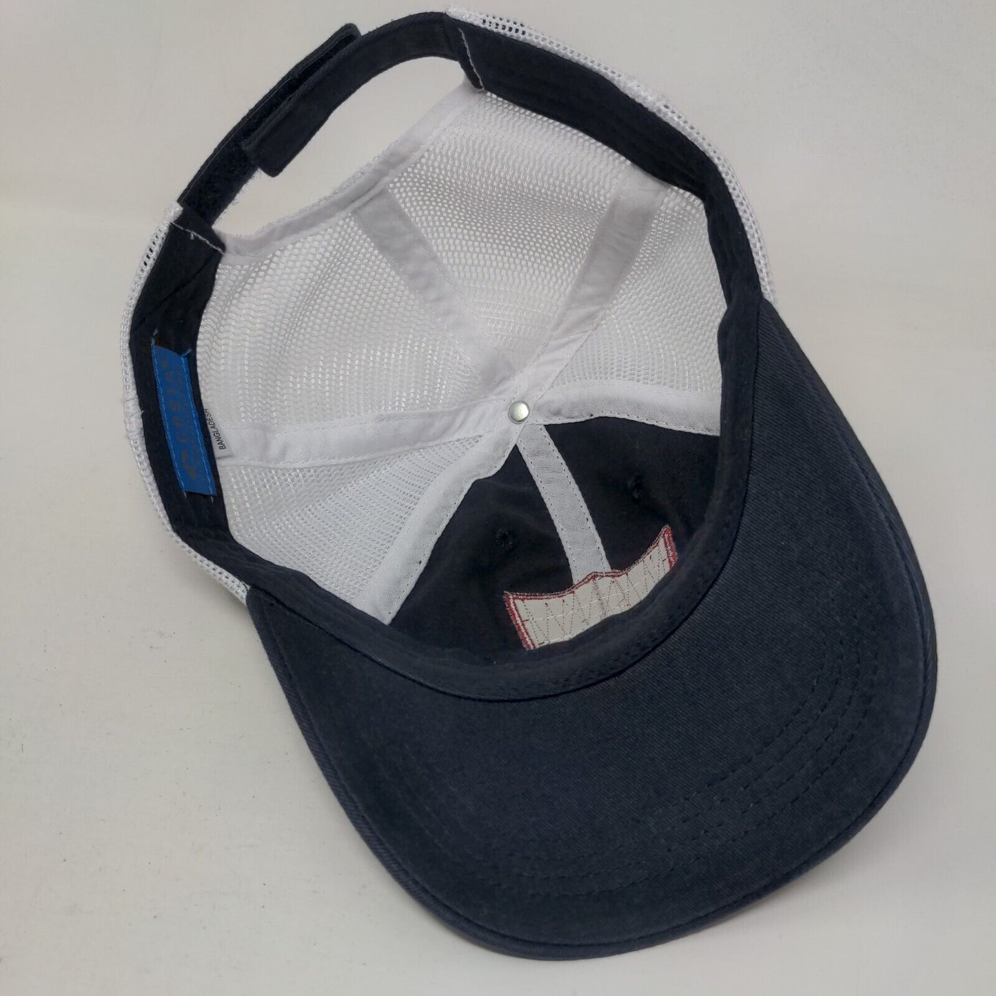 Costa Del Mar Strapback Mesh Back Trucker Hat Blue One Size Colorblock