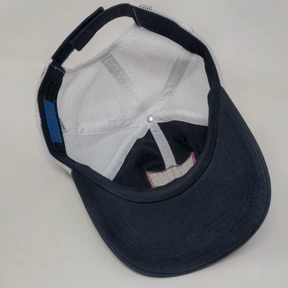 Costa Del Mar Strapback Mesh Back Trucker Hat Blue One Size Colorblock