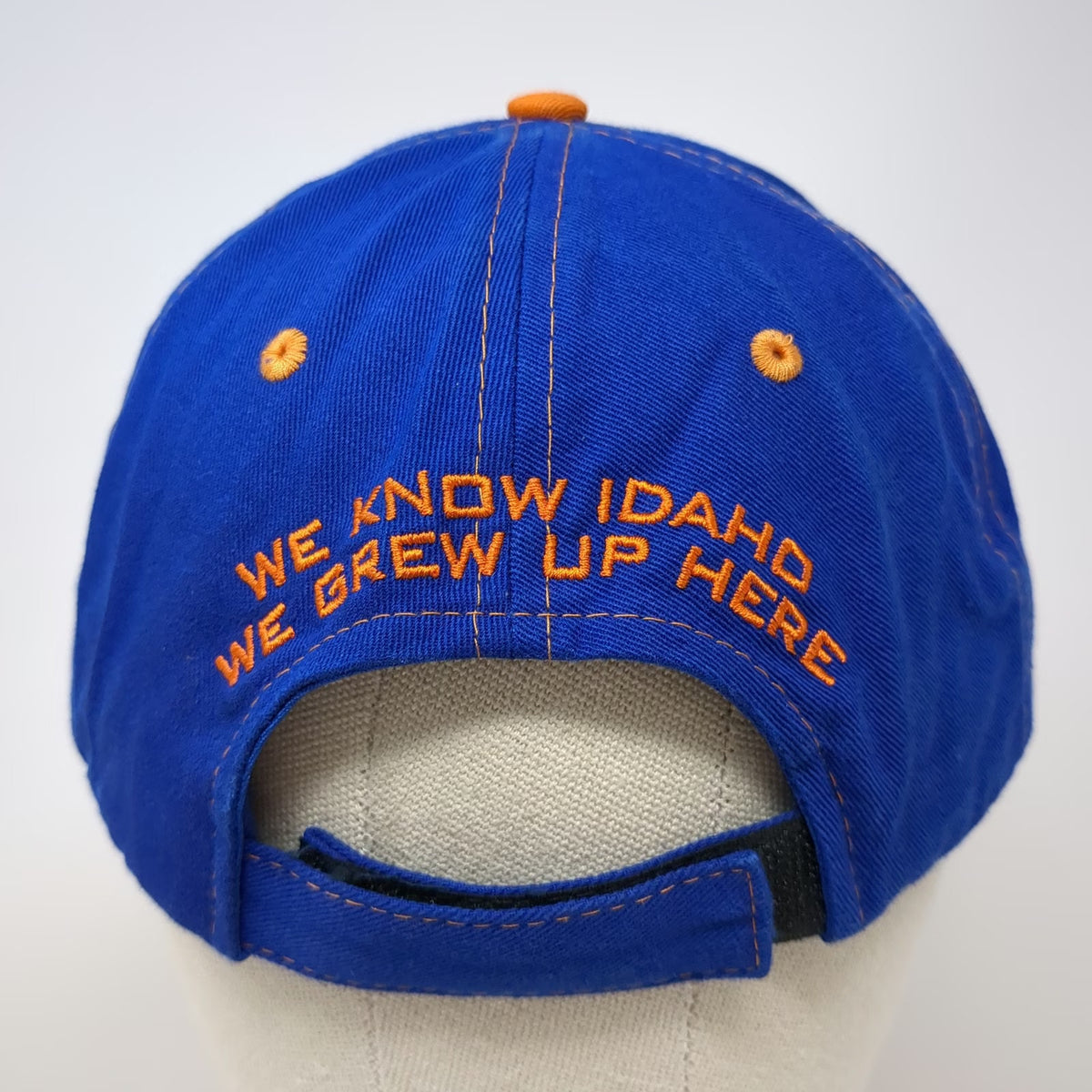 Buck's Athletic Baseball Cap Hat Blue One Size Farm Bureau Insurance Idaho Logo