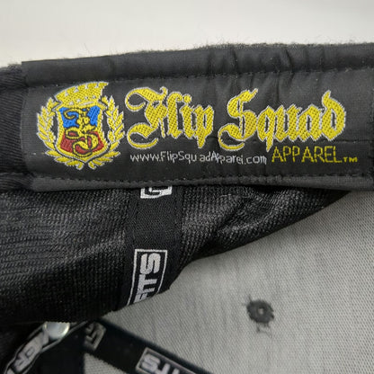 Flip Squad Snapback Hat Gray One Size Philippines Sun Stars 100% Wool Black PF
