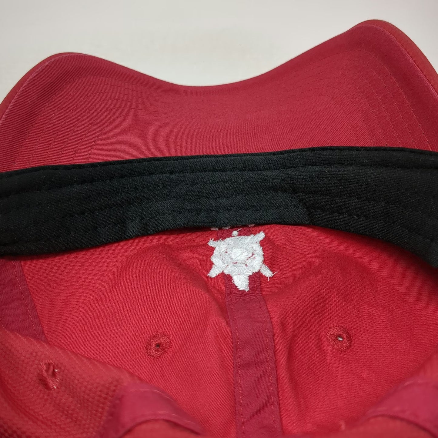 Ahead Baseball Cap Red One Size Turtle 1918 Athletic Embroidered Strapback Hat