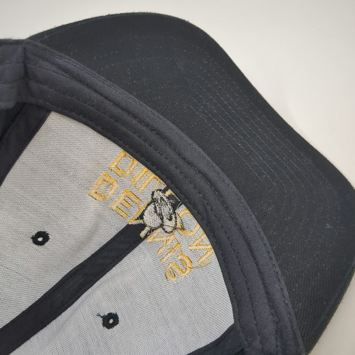 Mohr's Snapback Black One Size Hat Dennis Dillon Logo Cowboy Hat Embroidery