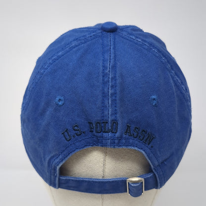 U.S. Polo Assn. Slideback Hat Blue One Size Embroidered Logo Adjustable