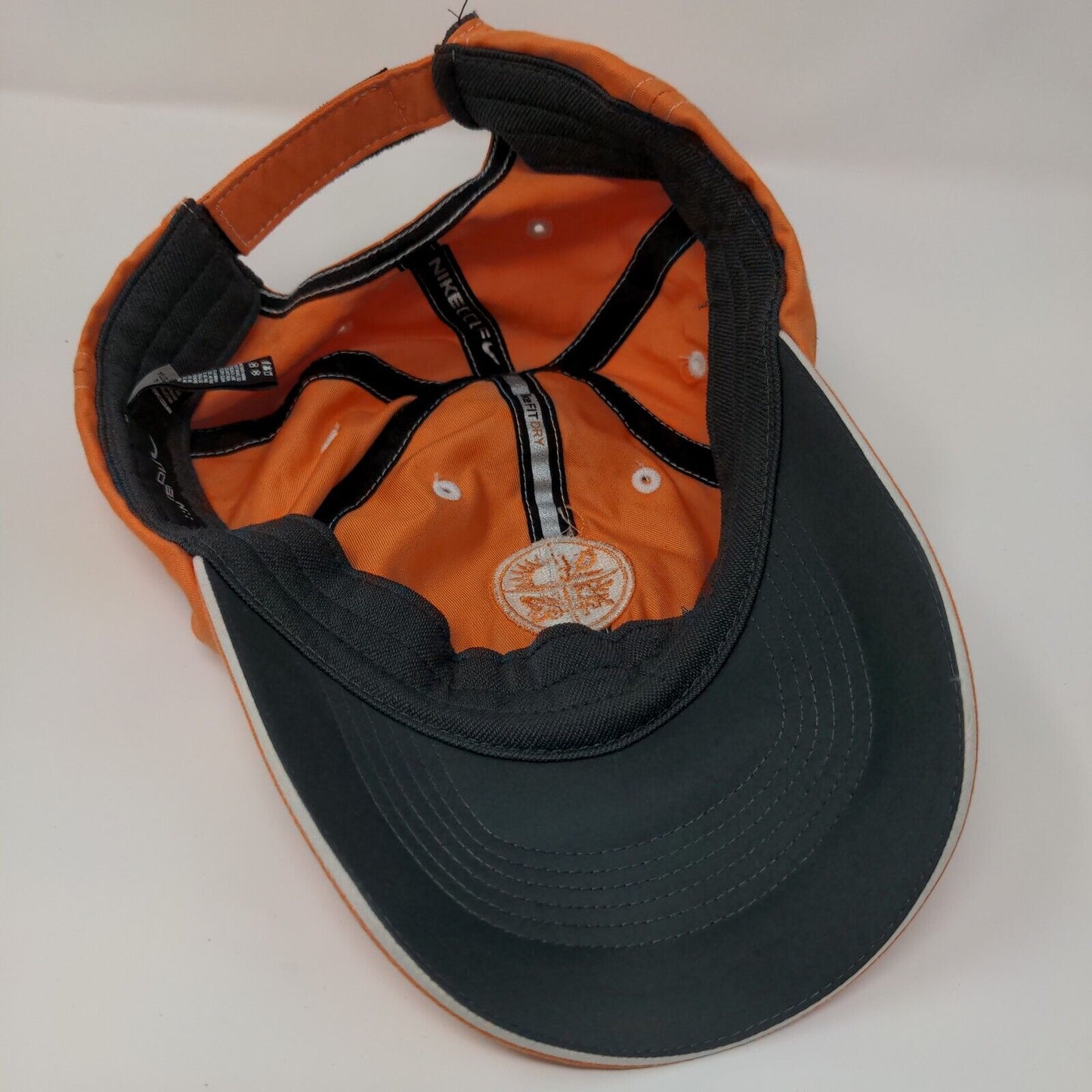 Tamarack Resort Strapback Hat Orange OSFA Embroidered Nike Golf