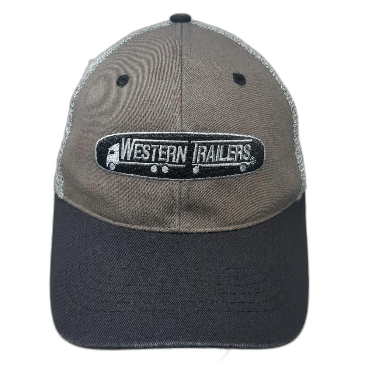 Buck's Bags Baseball Cap Gray Black Silver One Size Western Trailers Truck Hat