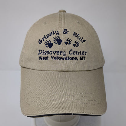 Grizzly & Wolf Discovery Center Strapback Hat Tan One Size Port Authority
