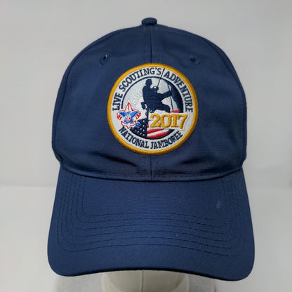 Live Scouting's Adventure National Jamboree 2017 Strapback Hat Blue OSFA 6 Panel