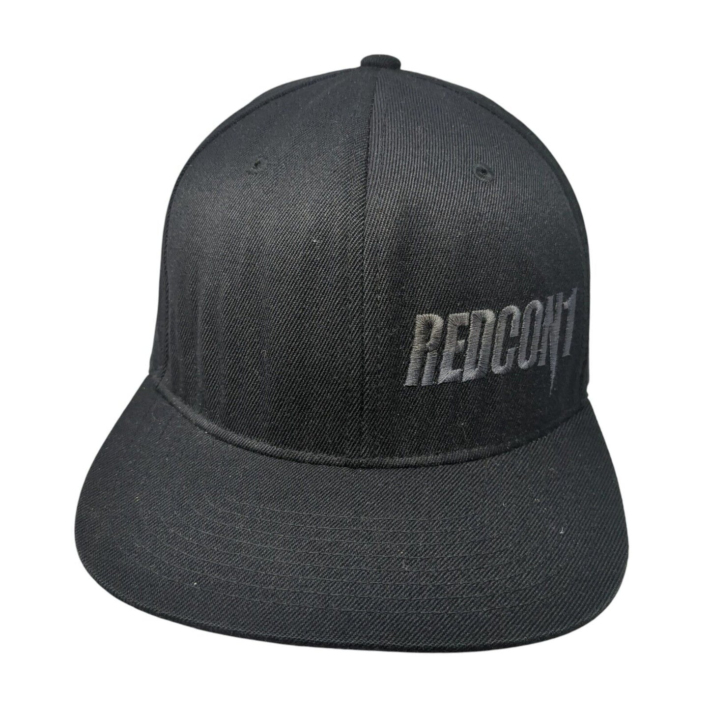 REDCON1 Fitted Hat Black One Size Stretch Flexfit Embroidered Yupoong