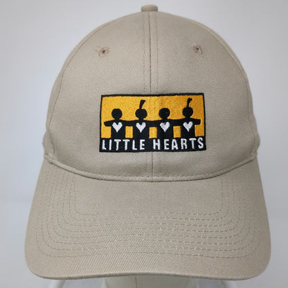 Harvard Square Baseball Cap Beige One Size Little Hearts Logo Strapback Hat