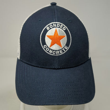 The North Face Trucker Hat Blue One Size Bonded Concrete Star Mesh Snapback