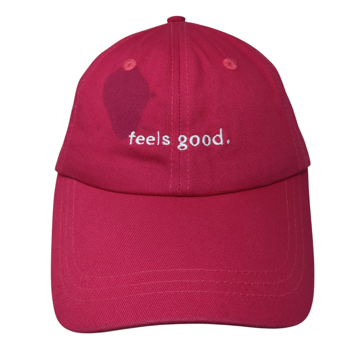 Feels Good Ptula Slideback Hat Pink One Size Adjustable Embroidered