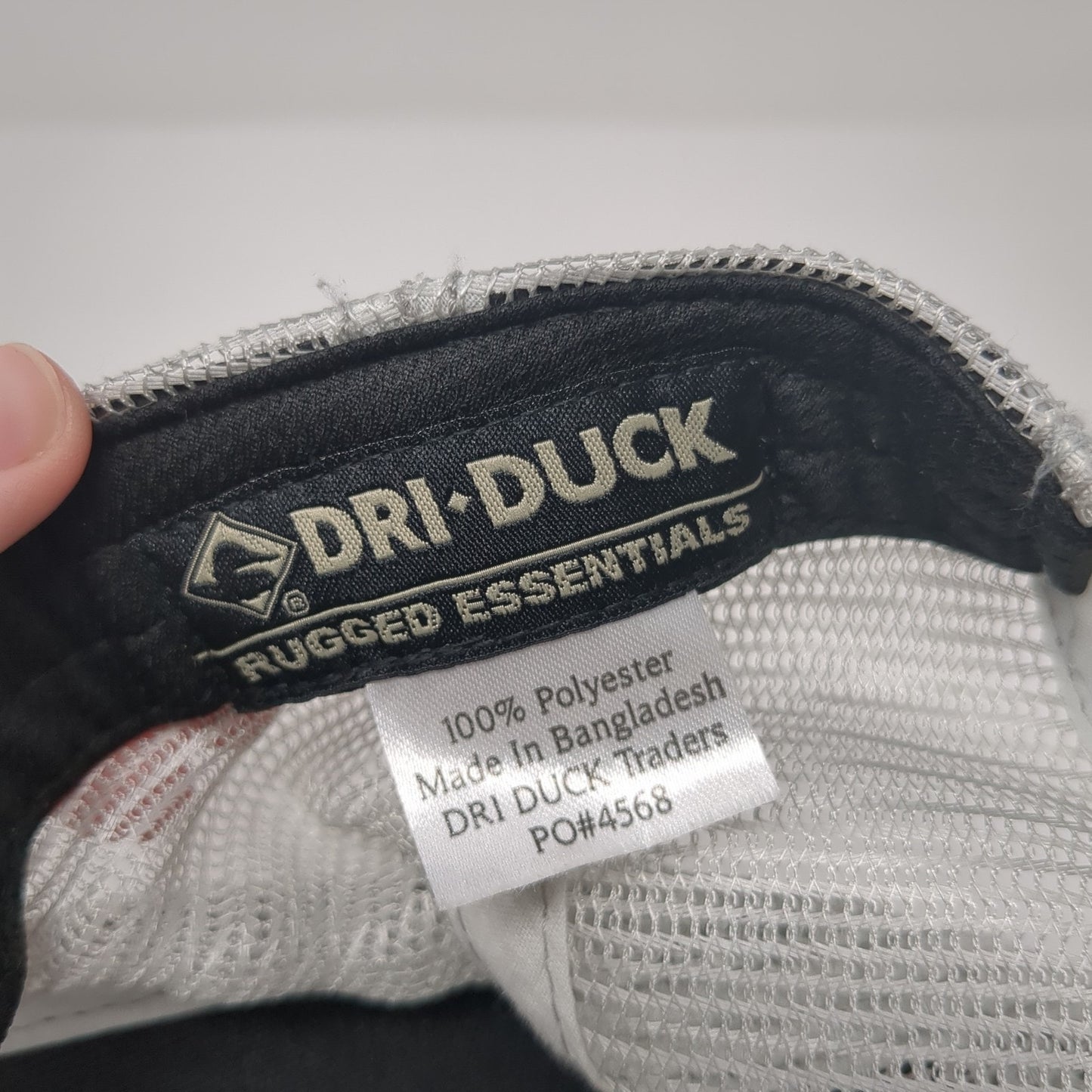 Dri-Duck Trucker Hat Green One Size Adjustable Mesh Back 6 Panel Polyester