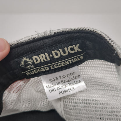 Dri-Duck Trucker Hat Green One Size Adjustable Mesh Back 6 Panel Polyester