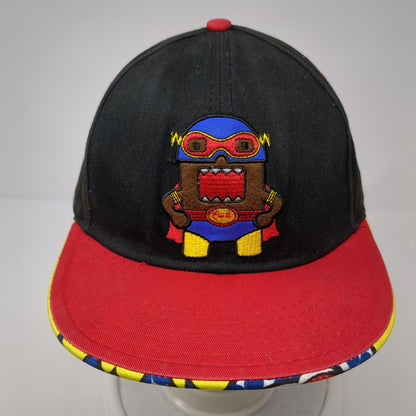 Domo Domo-Kun Snapback Hat Superhero Logo Multicolor OSFA Embroidered Logo
