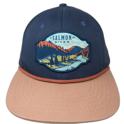 Sendero Provisions Co. Snapback Blue One Size Hat Salmon River Rope Patch Idaho