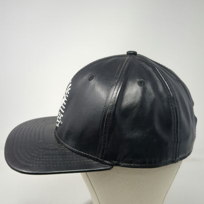 Last Kings Snapback Black One Size Pharaoh King Tut Egyptian Vegan Leather Hat