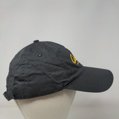 Cabela's Club Slideback Hat Gray OSFM Embroidered Adjustable Vented Holes