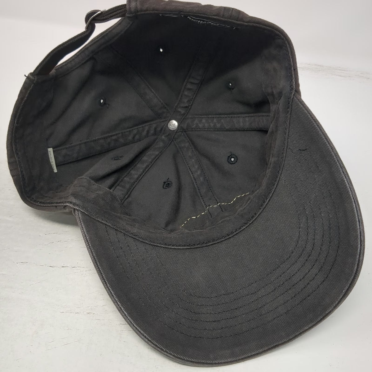 Richardson Baseball Cap Black One Size Rockharbor Church Leather Patch Hat Idaho