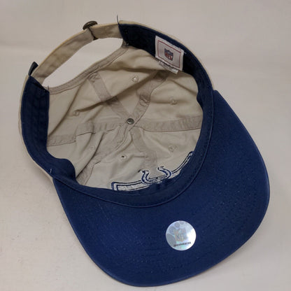 NFL Men's Slideback Hat Tan Size OSFA Embroidered Indianapolis Colts Logo