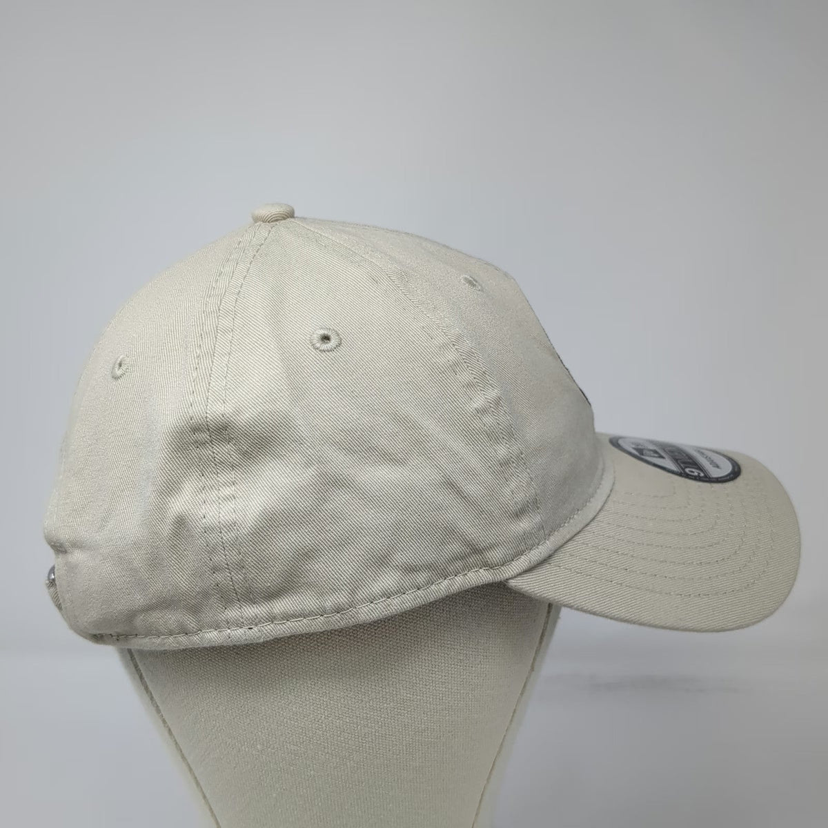 New Era Baseball Cap Beige One Size 9TWENTY Slideback Martinsville NJ Cotton Hat
