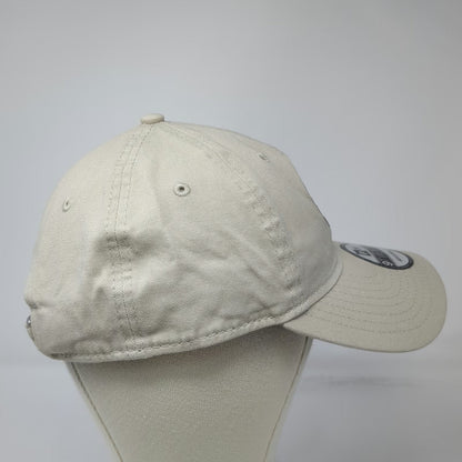 New Era Baseball Cap Beige One Size 9TWENTY Slideback Martinsville NJ Cotton Hat